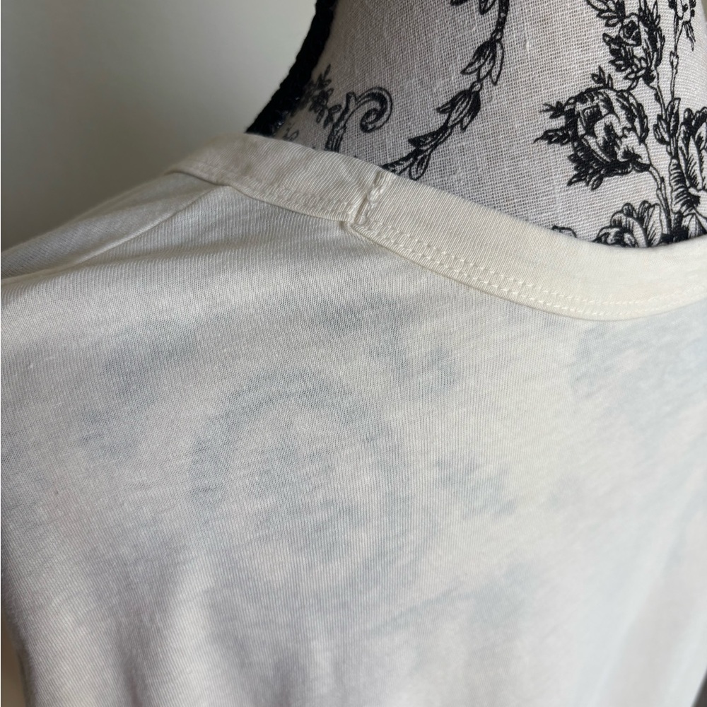 Old Navy beige Tee with Orange Text and Yellow Sun Graphic - Picture 10 of 12